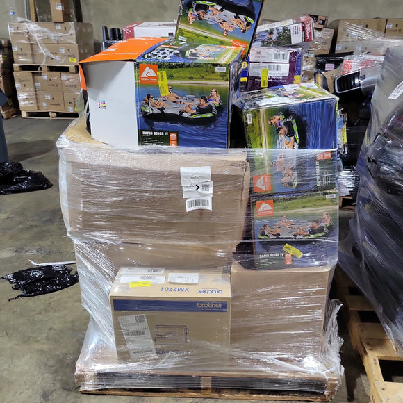 (010-345) Pallet of WMT Big Box Retailer - General Merchandise - Store Returns