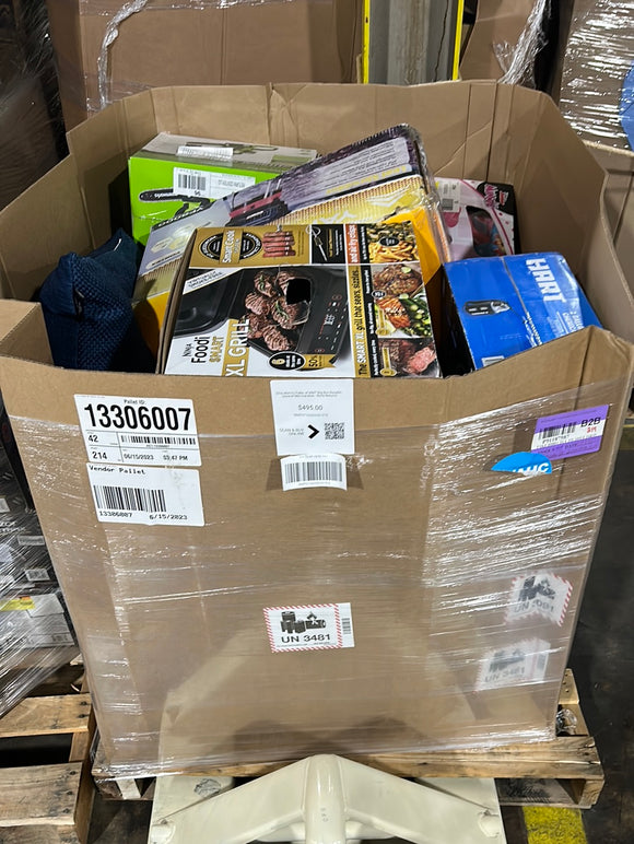 (016-349) Pallet of WMT Big Box Retailer - General Merchandise - Store Returns