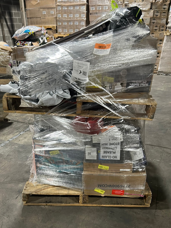 (004-417) Pallet of WMT Big Box Retailer - General Merchandise - Store Returns