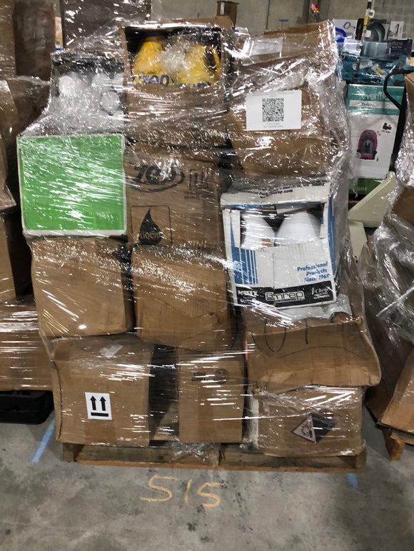 Pallet of ZEP Cleaning Load - Liquid General Merchandise - .com Returns (515)